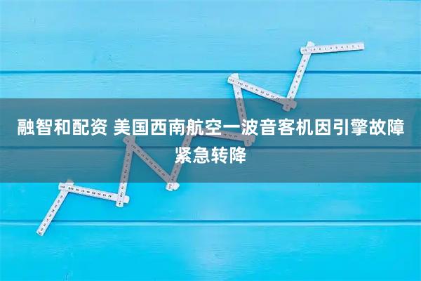 融智和配资 美国西南航空一波音客机因引擎故障紧急转降
